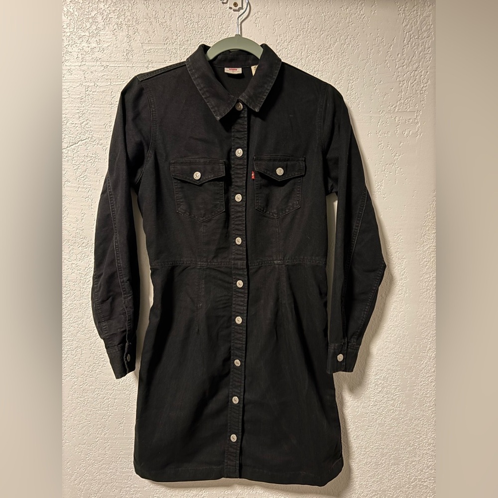 Levi's Black Denim Dress